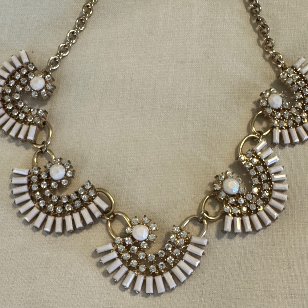 Two Elegant Gold Statement Necklaces - Picture 5 of 5